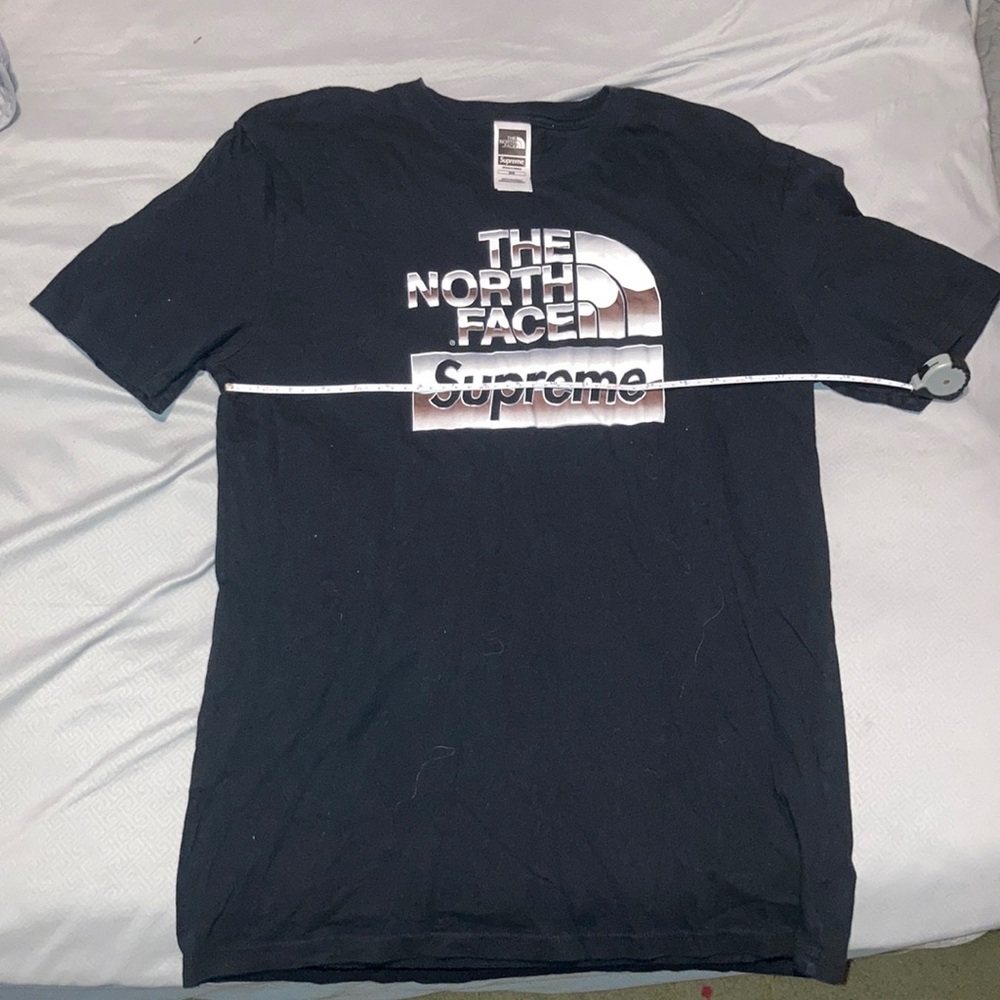 NORTHFACE X SUPREME COLLAB BLACK TEE